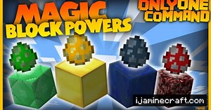 Minecraft Command: Magic Block Powers (1.8.1)