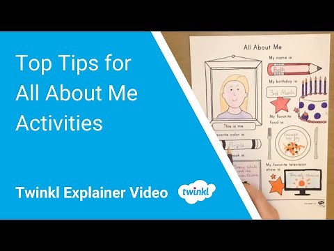 Top Tips for All About Me Activities