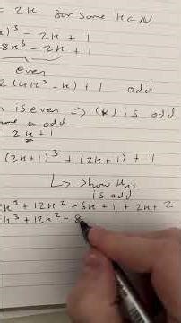 Completing an A level maths style proof
