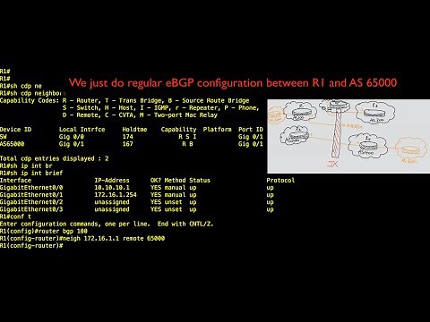 Cisco BGP Route Server - Concept and Configuration