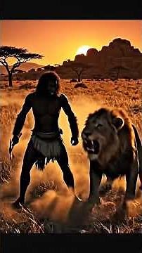 Life 7 Million Years Ago | The First Humans vs Prehistoric Lion #prehistoriclife #earlyhumans