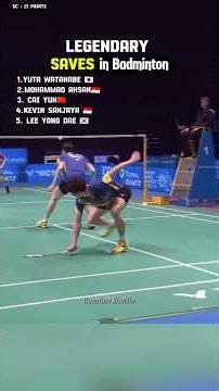 The Most Legendary Save in Badminton History⁉️ 🤯