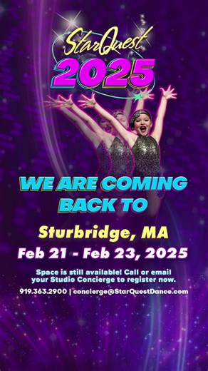 Come #dance with us in 2025!✨ Reach out to your Studio Concierge directly or contact us by calling 919.363.2900 or emailing concierge@starquestdance.com to join this event! #StarQuestDance #CelebratingYOU | StarQuest Dance Competition | Facebook