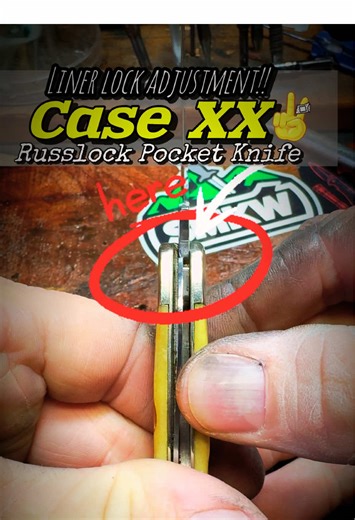 Adjusting the Liner Lock on Case XX Russlock Knife