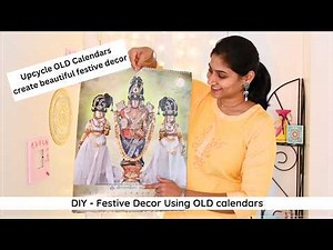 Reuse Old Calendars to create beautiful festive decor low cost, reuse upcycle old calendards TTD