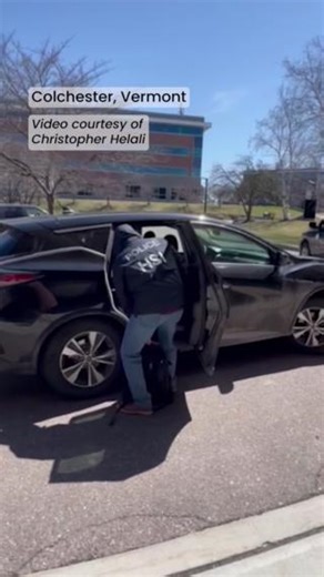 129K views · 1.8K reactions | Mohsen Mahdawi, a permanent U.S. resident living in White River Junction, was arrested Monday when he arrived for a citizenship interview at the U.S. Citizenship and Immigration Services field office in Colchester, according to court filings. Read the story: https://www.vermontpublic.org/local-news/2025-04-14/upper-valley-resident-detained-at-citizenship-interview-in-colchester | Vermont Public | Facebook