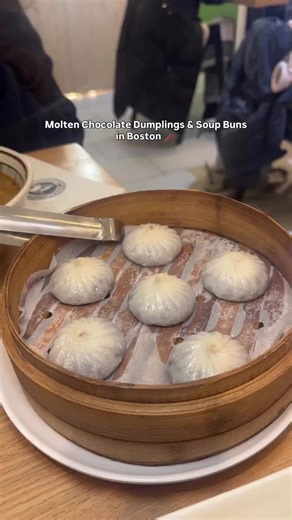 Melty Chocolate Dumplings at Kung Fu Kitchen Boston