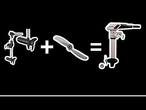 350$ electric outboard motor (86lb 24v VEVOR trolling motor with 10X8m-LH APC prop)