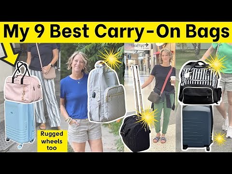 If you fly in 2025, these are the best 9 carry-on bags for travel!