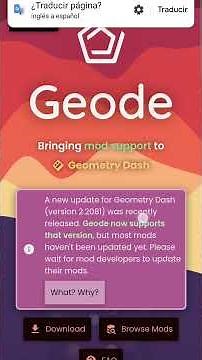 geometry dash and GEODE here happymod APK download geometry dash Now. #funk #beats