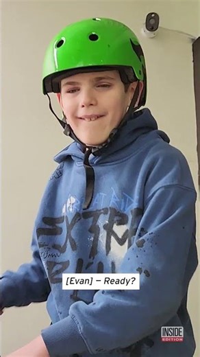 Blind 11-Year-Old Skateboards Using a Cane #shorts