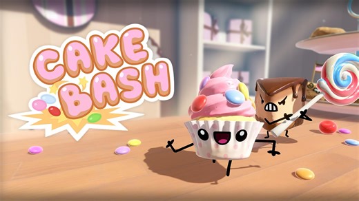 【和女儿玩游戏】争做最美味的蛋糕 本地多人对战派对游戏《Cake Bash》全关卡通关攻略视频