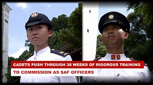 For officer cadets Jordan Koh and Khwang Jia Ying, it was a journey fraught with struggles, setbacks and self-doubt. But the two reached for something deep inside themselves and overcame every obstacle they faced to ultimately commission as officers of the SAF. They were among 203 cadets who graduated from the Officer Cadet School, Singapore (OCS), and were commissioned as officers of the SAF this week at the SAFTI Military Institute. Officer Cadets at OCS undergo 38 weeks of rigorous training w