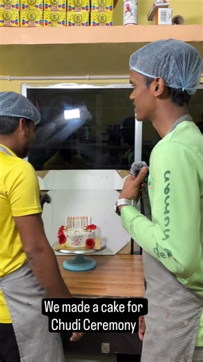 The cake room barbil | We made a cake for Chudi Ceremony 😍 #barbil #fecor #thecakeroombarbil #fyp #trending | Instagram