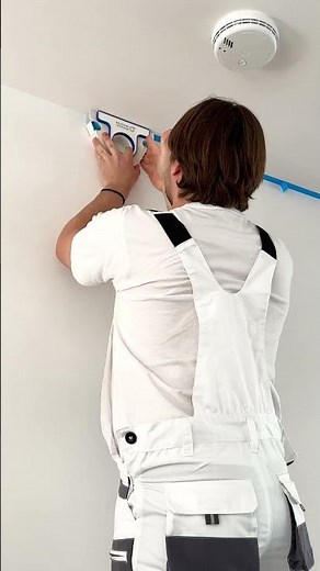 Get the most perfect straight paint lines wirh this tape dispenser! #diy #home #painting #tools