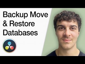 How To Backup Move And Restore Davinci Resolve Databases (Full 2025 Guide)