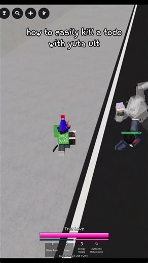 yuta ult combo vs todo mains jjs #jjk #jjs #jujutsushenanigans #jujutsukaisen #roblox