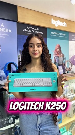 AP Computadores | Tienda de Portátiles y P.O.S. en Cali on Instagram: "El teclado perfecto si buscas comodidad, silencio y duración. El Logitech K250 es inalámbrico, compacto, resistente y ecológico: trabaja hasta 1 año con una sola carga de pilas. Ideal para clases, oficina y productividad diaria 🙌"