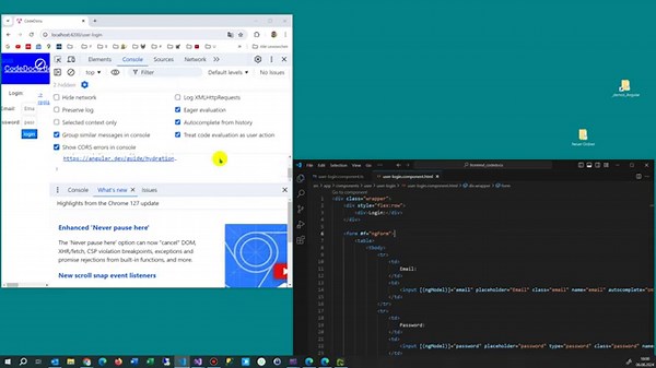 [DOM] Input elements should have autocomplete attributes (suggested: "current-password") Angular 17