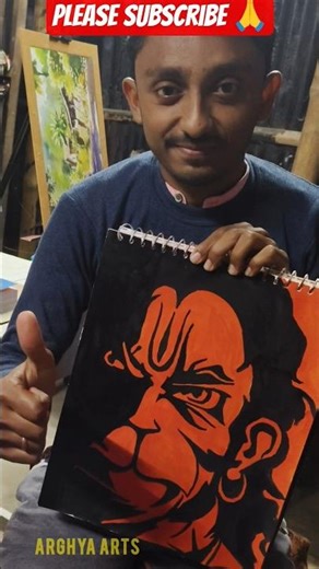 Hanuman Ji Drawing ।। #art #artist #drawing #shortvideo #viralvideo #viralshorts