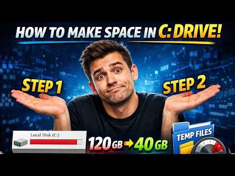 🚀 C Drive Full? Fix It FAST with These 2 Simple Steps!