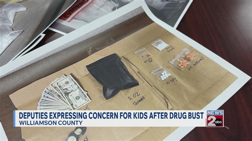 Williamson County, TN deputies express concern for kids after drug bust