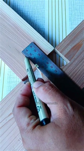 How to make a half-lap joint for curved wood. #woodworking #idea #trick #diy #handmade