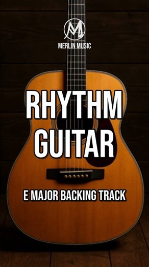 Strumming Practice Guitar Backing Track in E Major #shorts