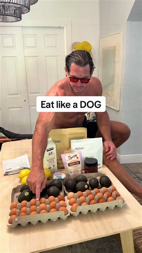 Nutrition discipline is the real body-composition hack: same quality foods, same rhythm, measured portions, and full appreciation for every bite. The “dog diet philosophy” is simple. What you consume is 80–90% of the game when it comes to staying lean, strong, and capable. A few principles that keep you in shape: • same meal rhythm daily to build discipline and reduce mindless snacking • measured portions so intake matches output • real, clean foods that your body recognizes • slow down and appr
