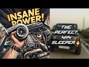 Perfect Sleeper | Boosting the beast: Turbocharged Jimny | Anrot Kit #cars #performance #modified
