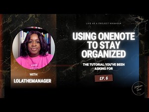 SZN 2 Ep 6 | How I Use OneNote to Track All My PM Projects #OneNote