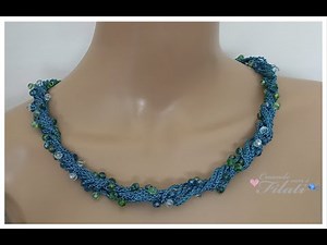 Collana "Clara" tutorial uncinetto/crochet 💕Creando con i filati💕