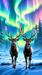 Reindeer 🦌 in different artistic styles 🎨 🖼️. Watercolour, Impressionism, naturalism, pop art, vector art and realism. #reindeerlove #watercolourartwork #poparts #realismartwork #vectorillustrations 🦌 🎨 🖼️ | Suzannah Bee