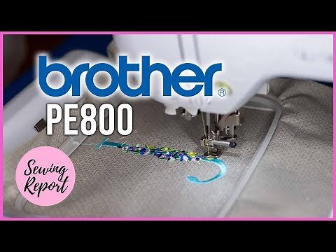 Brother PE800 Embroidery Machine Unboxing 📦 Using For the 1st Time | SEWING REPORT