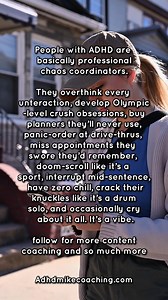But through all the chaos, there’s something incredible about the ADHD mind. The creativity, the deep emotions, the ability to hyperfocus on something for hours when it really matters. Learning to work *with* your brain instead of against it changes everything. That’s exactly what I help my coaching clients with. Creating strategies that actually fit the ADHD brain, breaking the cycle of burnout, and learning how to thrive instead of just survive 💡 📅 Schedule your free 30-minute consultation h