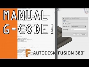 How to Add Manual G-Code to Fusion 360 CAM! - NYC CNC