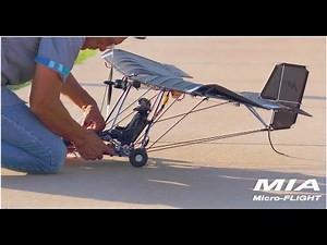 RC Ultralight MIA RAVEN™ Quicksilver Style with Black Beard Pilot and Long Camera Mt