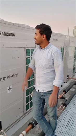 Samsung VRF 🔥 pipping brejing full video aplod Samsung VRF 🔥 pipping outdoor installation