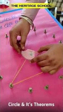 Exploring the magic of Circles and their Properties through hands-on Maths Lab Activity! #maths