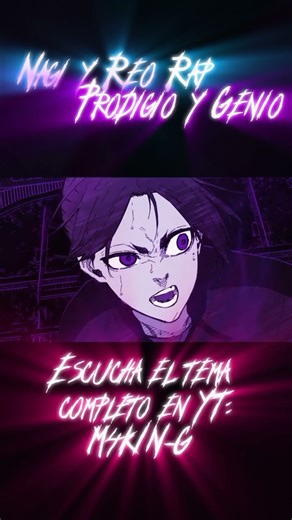 Genio y prodigio Rap #bluelock #bluelockedit #anime #music #shorts #viral