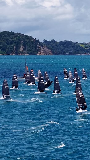 151K views · 1.4K reactions | BOOM! Blustery day to kick off the PredictWind Moth Worlds in New Zealand!! | Moth Worlds | Facebook