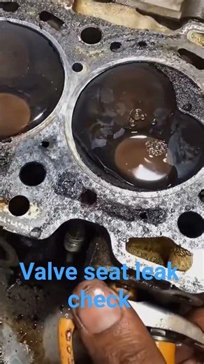 Head Valve Leak Check Engine Valve Leakage Testing & Diagnosis #automobile#vinnumber #clutchcylinder