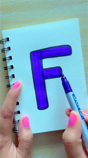 Drawing & Coloring Letter F Fun | Kids Art Tutorial #LetterF #Coloring #DrawingF #dudidudidamsong