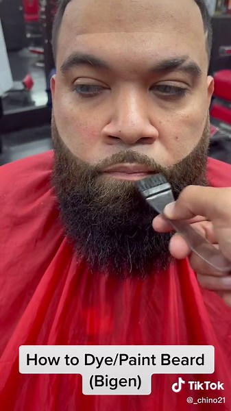 How to Dye/Paint Beard (Bigen)
