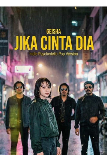 Geisha - Jika Cinta Dia (cover) . Full song at YT. #coverlagu #psychedelicpop #indie #darlcover #laguindonesia