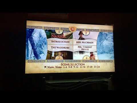 The Chronicles of Narnia: The Lion, The Witch and the Wardrobe 2006 DVD Menu Walkthrough