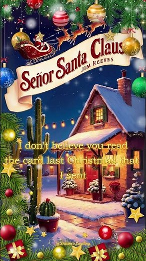 Senor Santa Claus (lyrics) - Jim Reeves - The Best Christmas song Ever - Merry Christmas 🎅