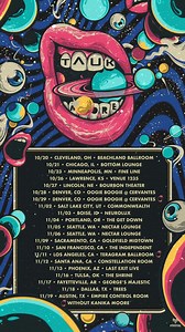 🗣 Ecstatic to present the TAUK Moore Tour! We're teaming up with vocalist Kanika Moore of Doom Flamingo for a string of dates THIS FALL. After a number of energetic and powerful live collaborations with Kanika including Electric Forest in 2018, Peach Festival and Resonance Festival in 2021, we decided to jump in the studio and write a song.. which turned into her spending two weeks with us, resulting in Moore songs. The tunes conjured up during these sessions are the basis of our TAUK Moore tou