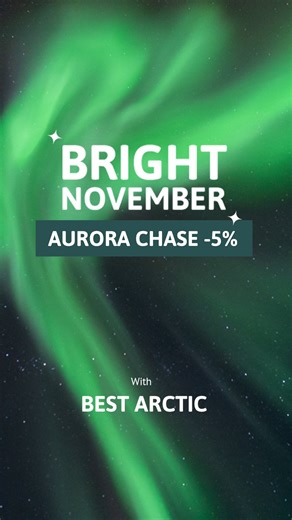 Waiting for the Northern Lights under Arctic skies just got a whole...