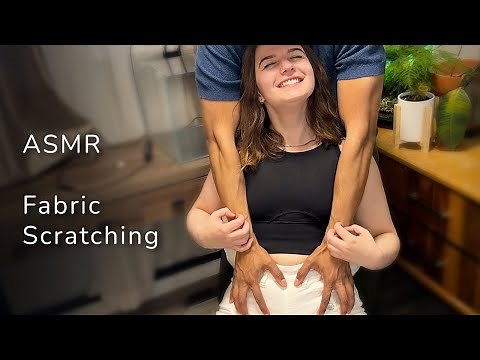 ASMR - Fabric scratching and some hand sounds